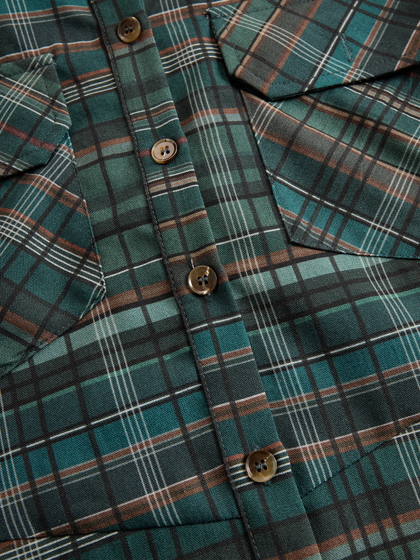 Plaid Lapel Single-Breasted Camisa Chalecoido maxi