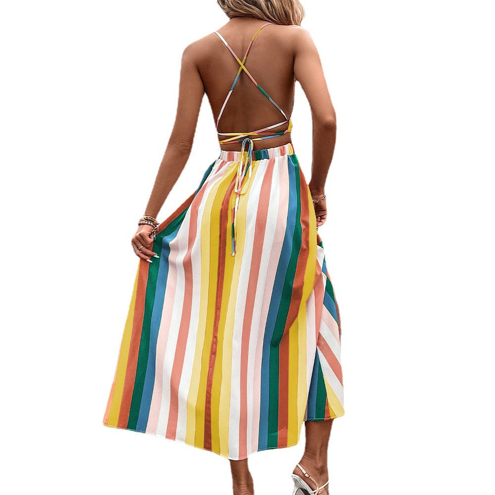 Novea | Vestido de verano arcoíris