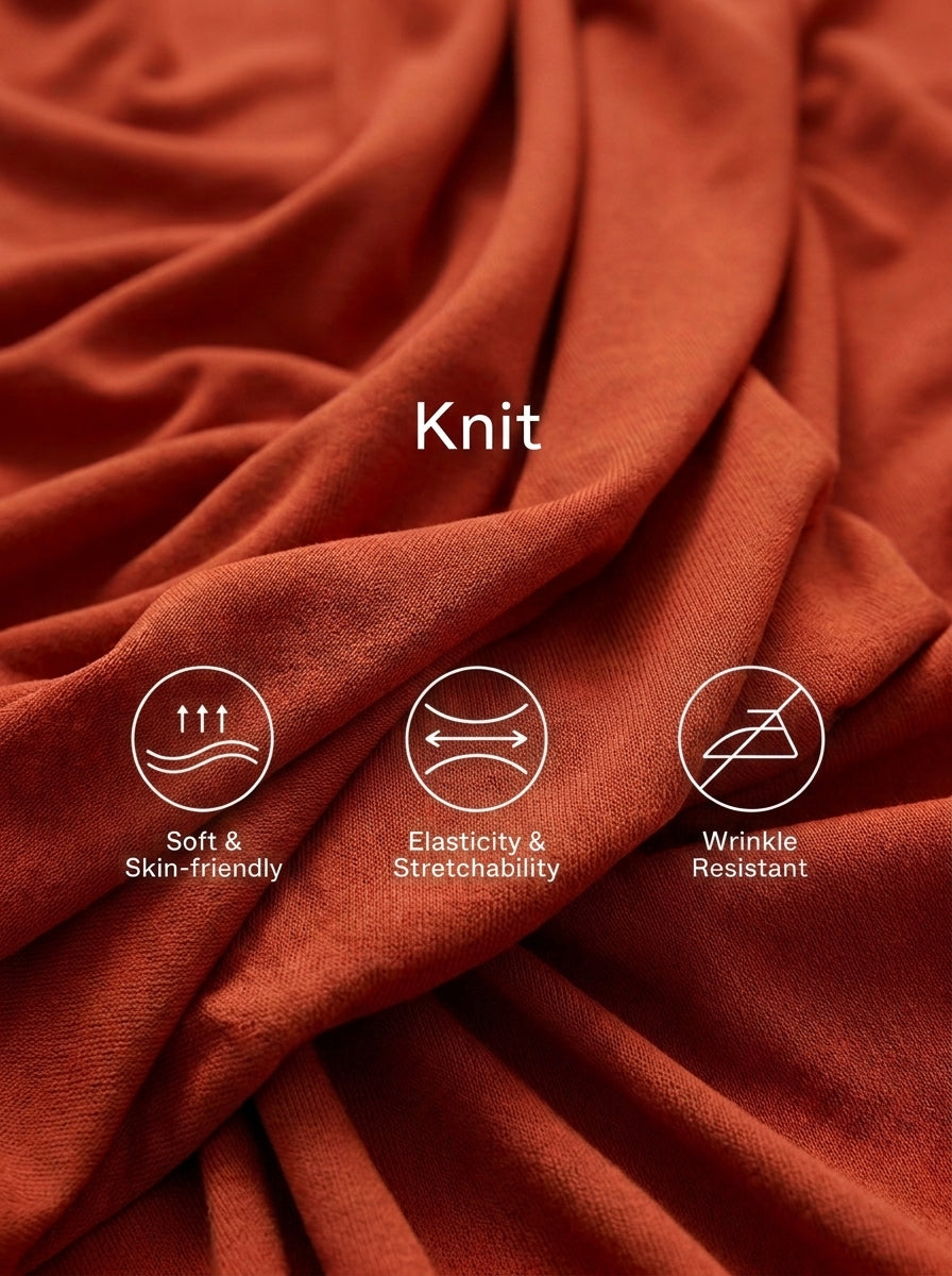 Solid Rust-Rojo Asymmetric Ruched Manga larga Chalecoido maxi