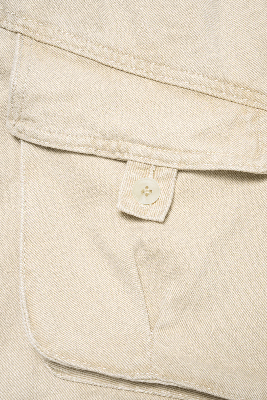Denim Belted Pocket Shorts