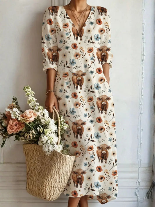 Vestido Largo Bohemio Adriana Valera