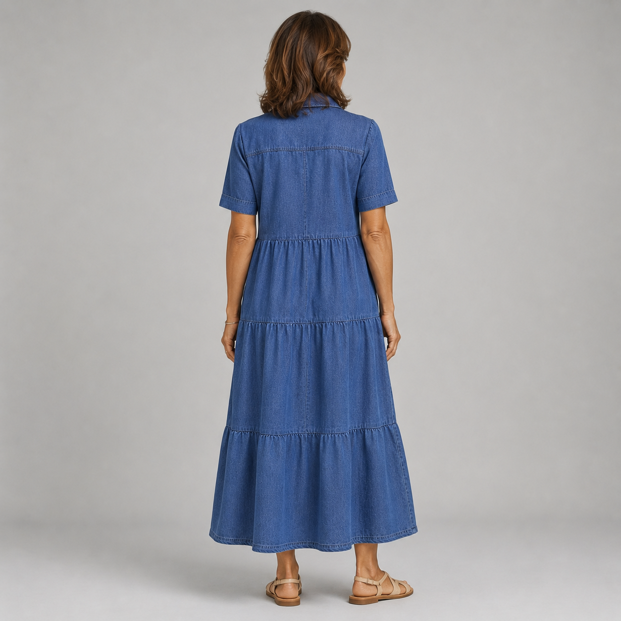 Luna | Vestido Denim Fluido