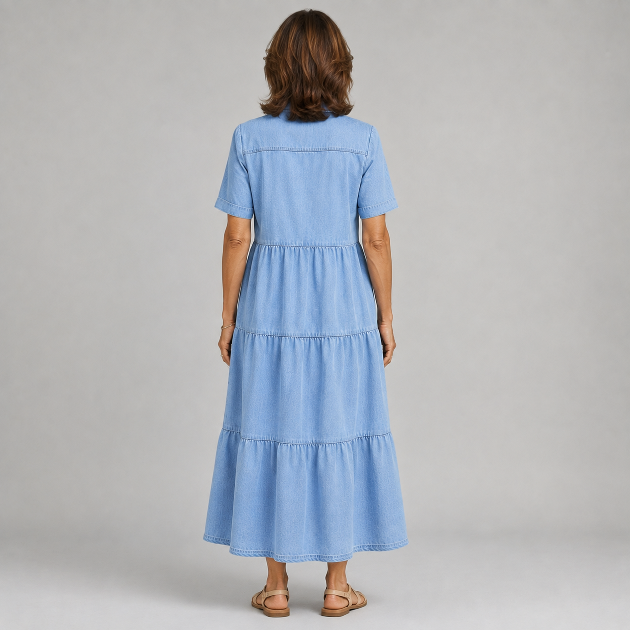 Luna | Vestido Denim Fluido