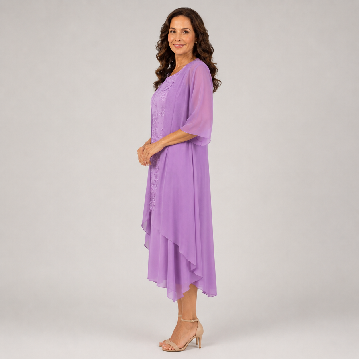 Isabela | Vestido Elegante de Capas
