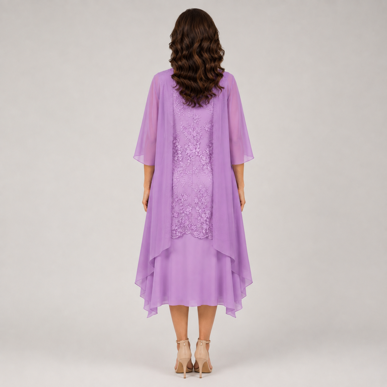 Isabela | Vestido Elegante de Capas