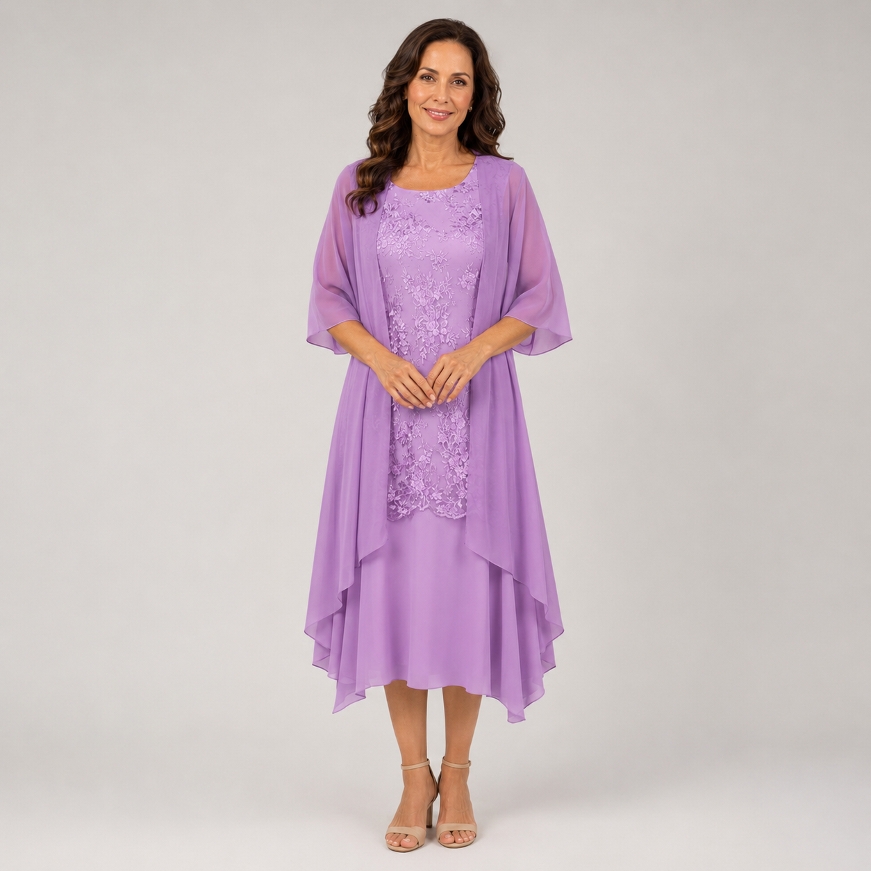 Isabela | Vestido Elegante de Capas