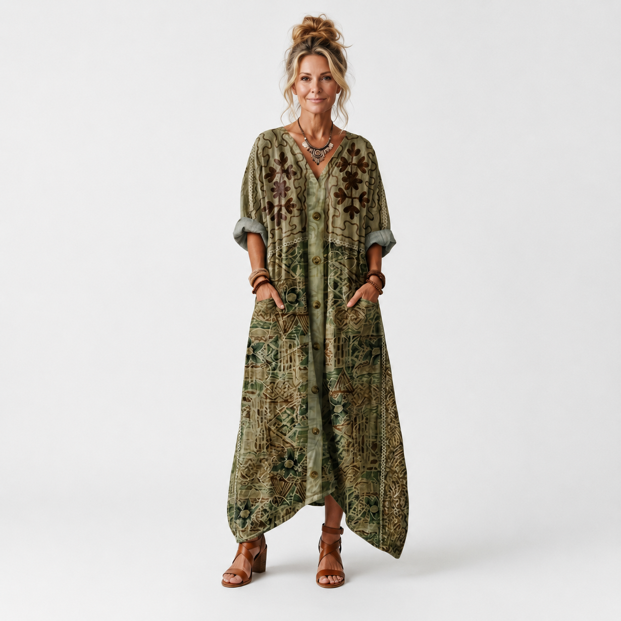 Aitana Vestido Bohemio Estampado