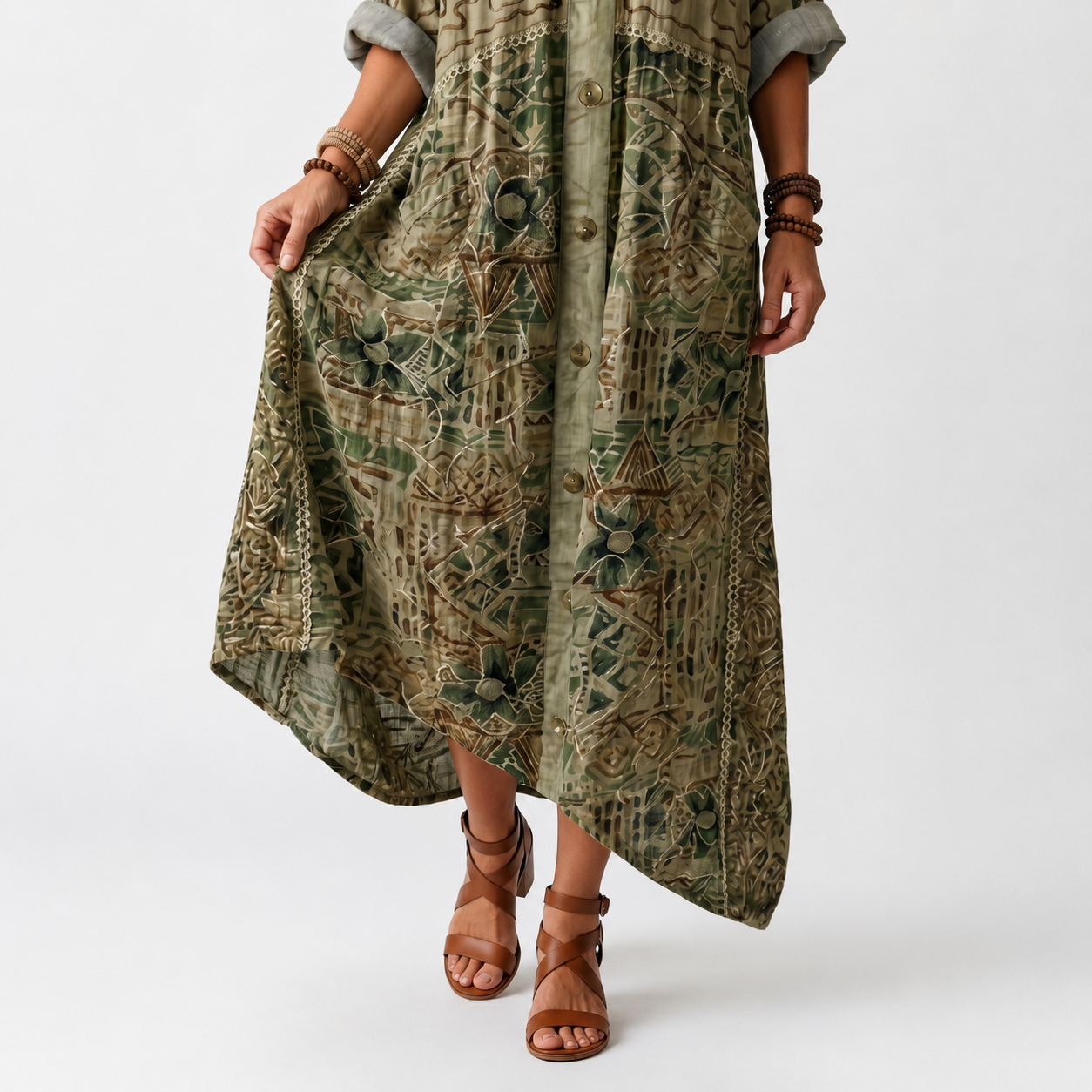 Aitana Vestido Bohemio Estampado