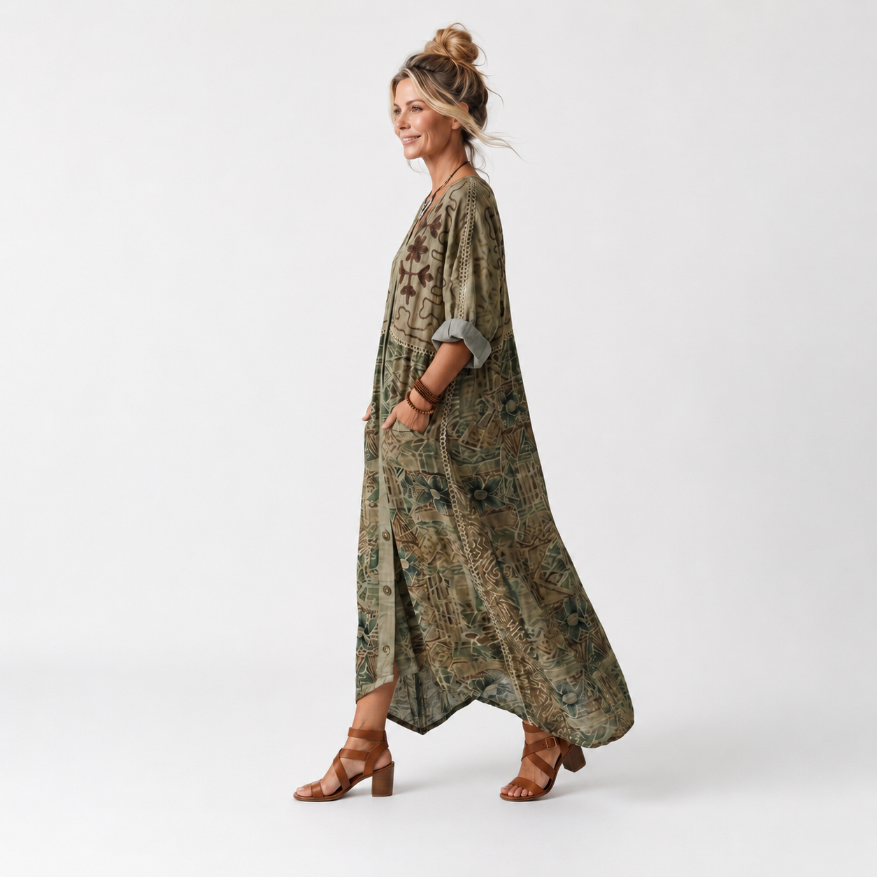 Aitana Vestido Bohemio Estampado