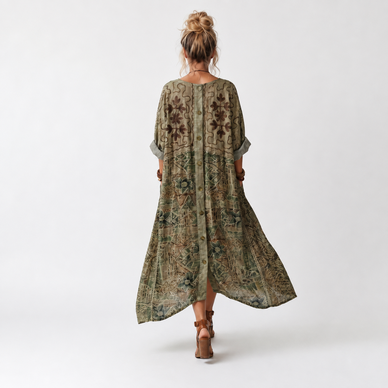 Aitana Vestido Bohemio Estampado