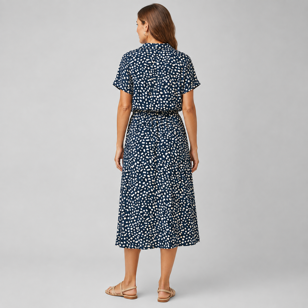 Valentina | Vestido Midi de Lunares