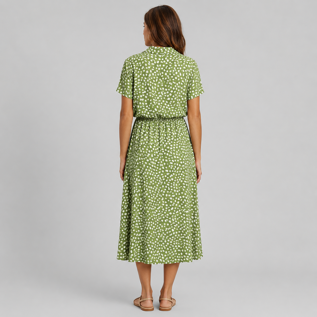 Valentina | Vestido Midi de Lunares