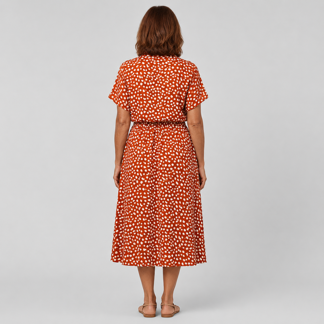 Valentina | Vestido Midi de Lunares
