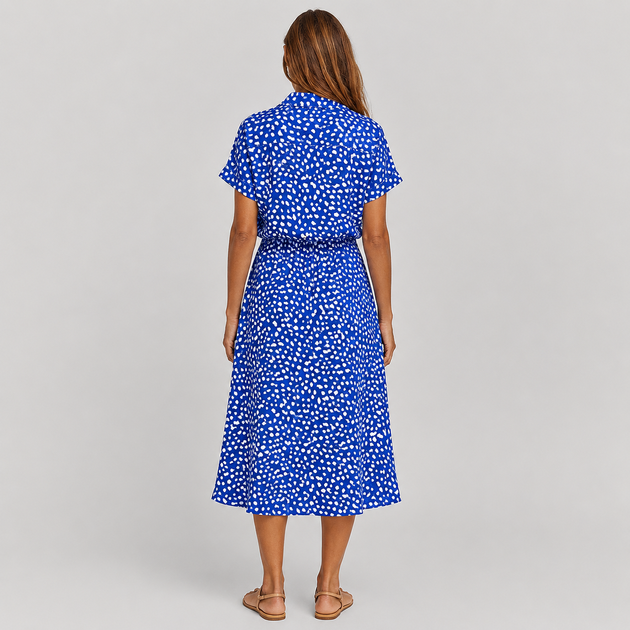 Valentina | Vestido Midi de Lunares