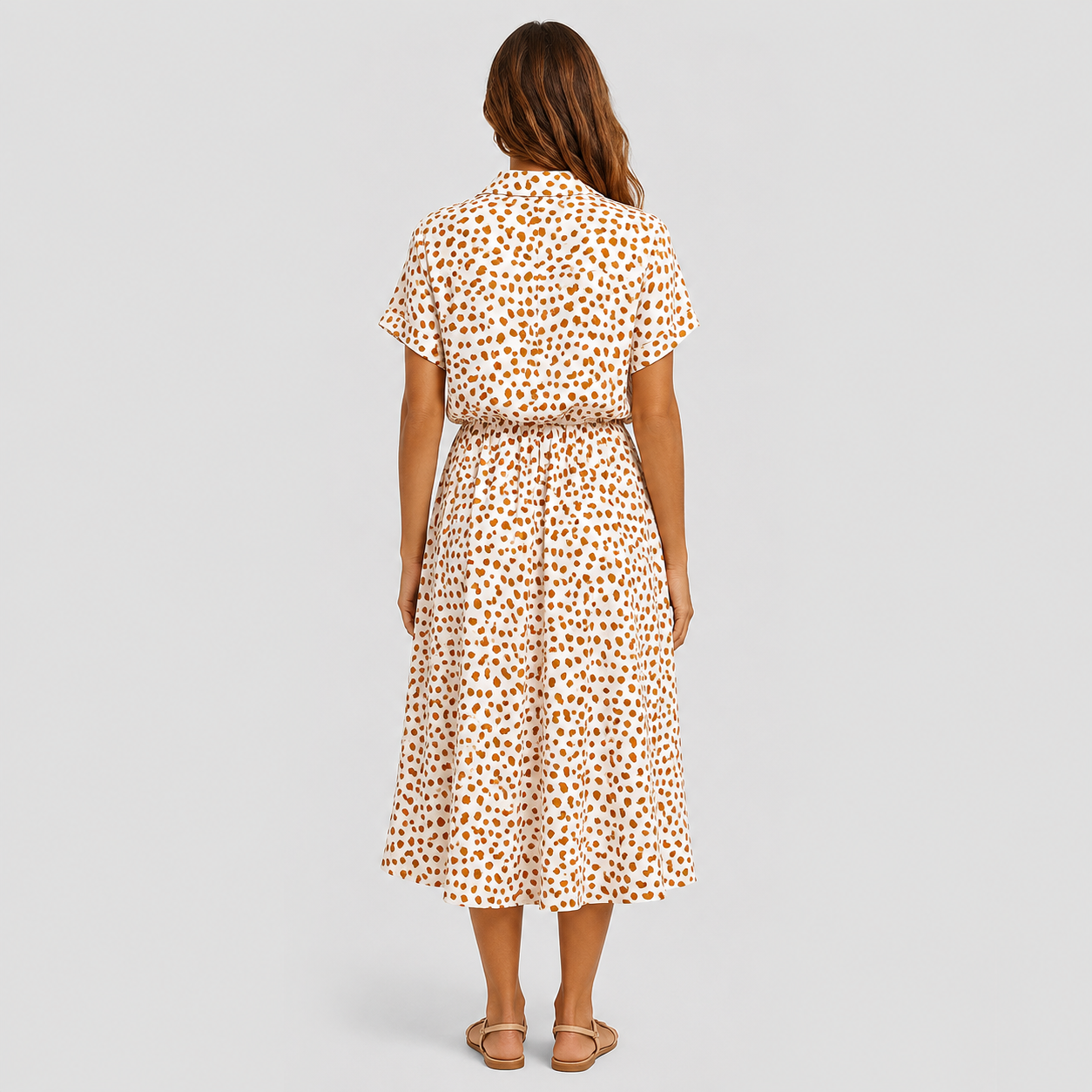 Valentina | Vestido Midi de Lunares