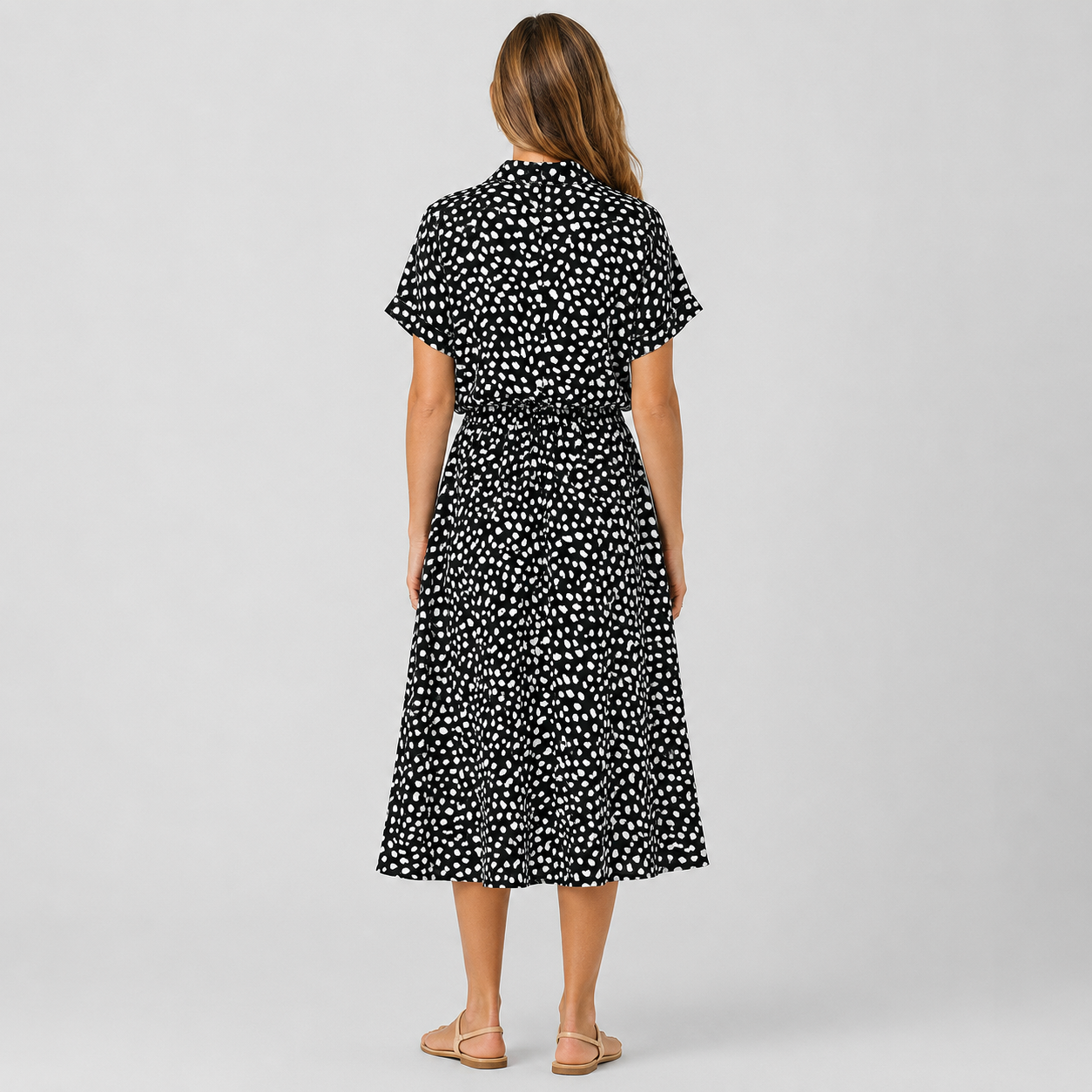 Valentina | Vestido Midi de Lunares