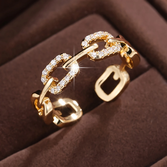 Anillo Oro "Chaîne Radiante"