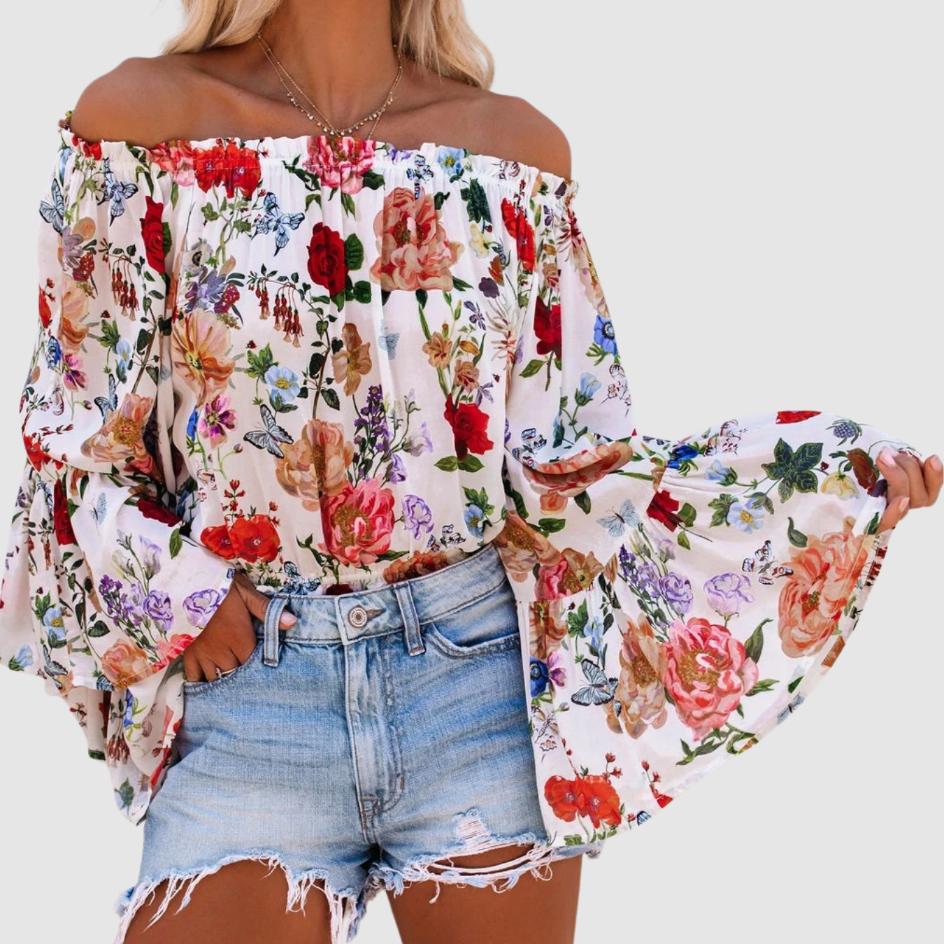 Tova | Blusa de un solo hombro