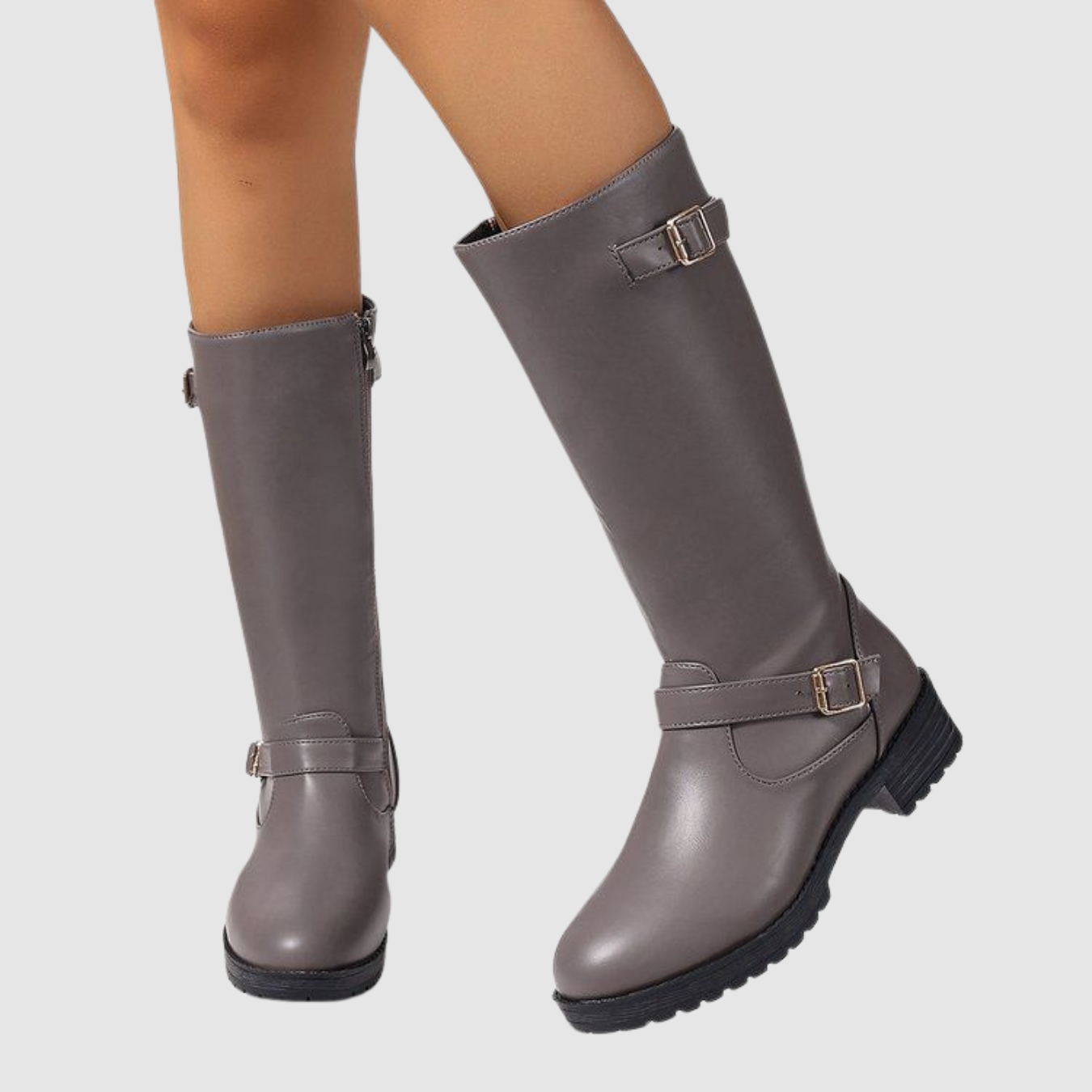 Kaia | Botas altas con cremallera