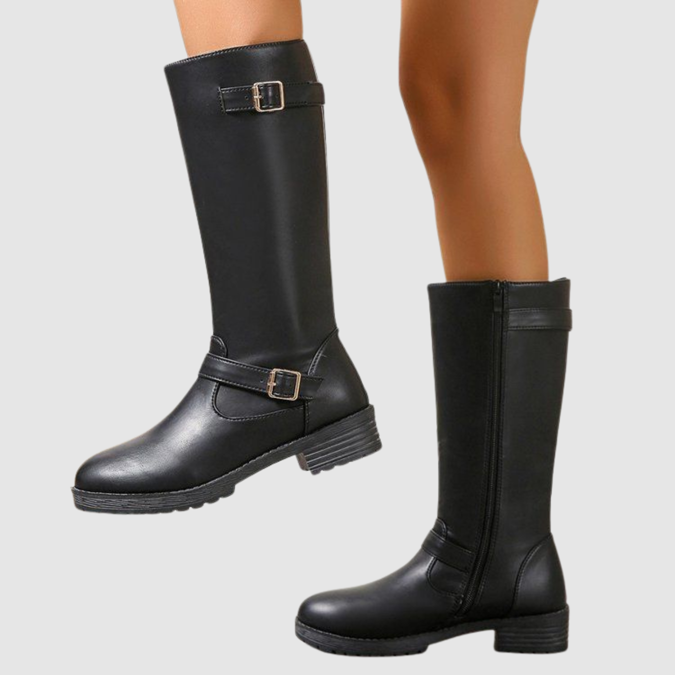 Kaia | Botas altas con cremallera