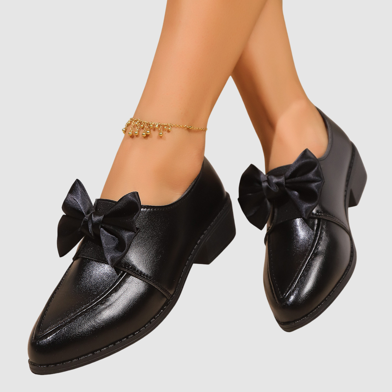 Auri | Zapatos de piel con lazo