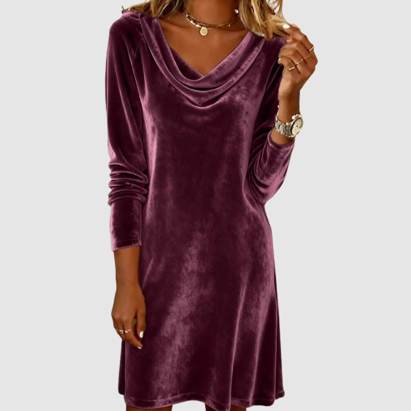 Amora | Elegante vestido de terciopelo