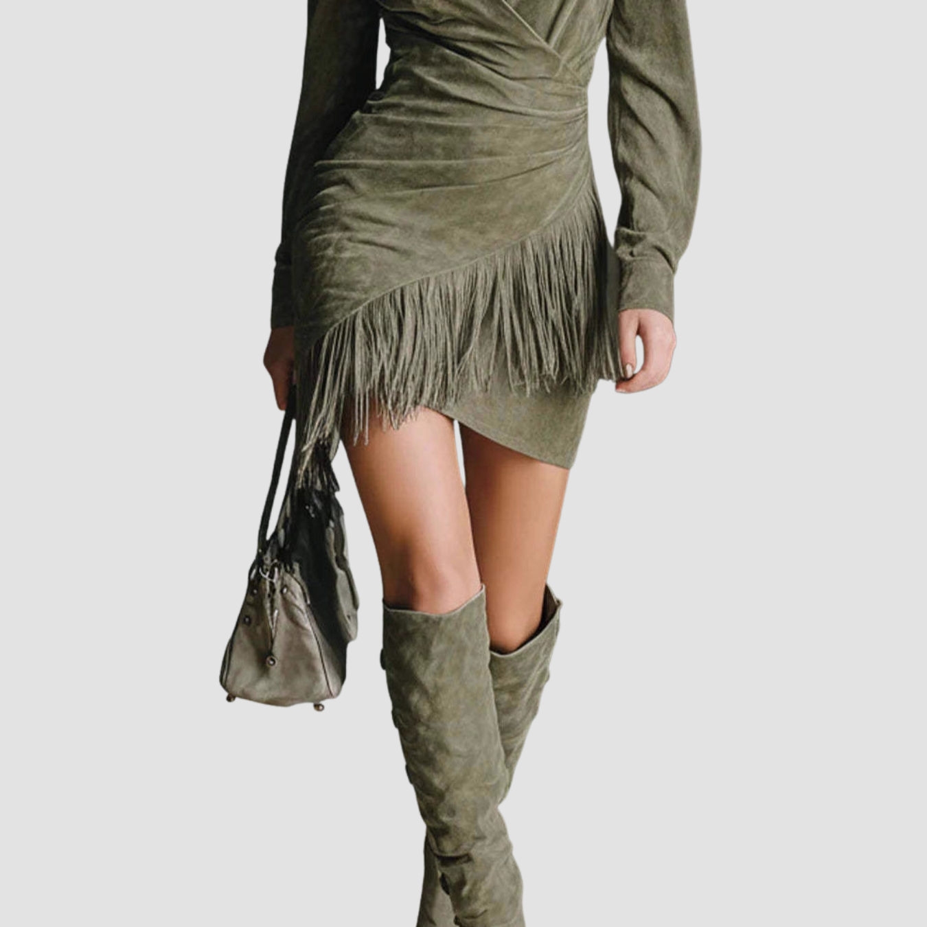 Amora | Vestido occidental de manga larga