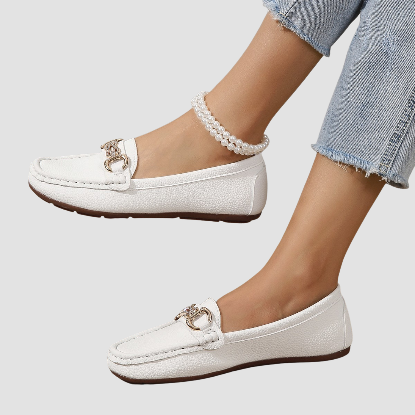 Lara | Mocasines con cadena