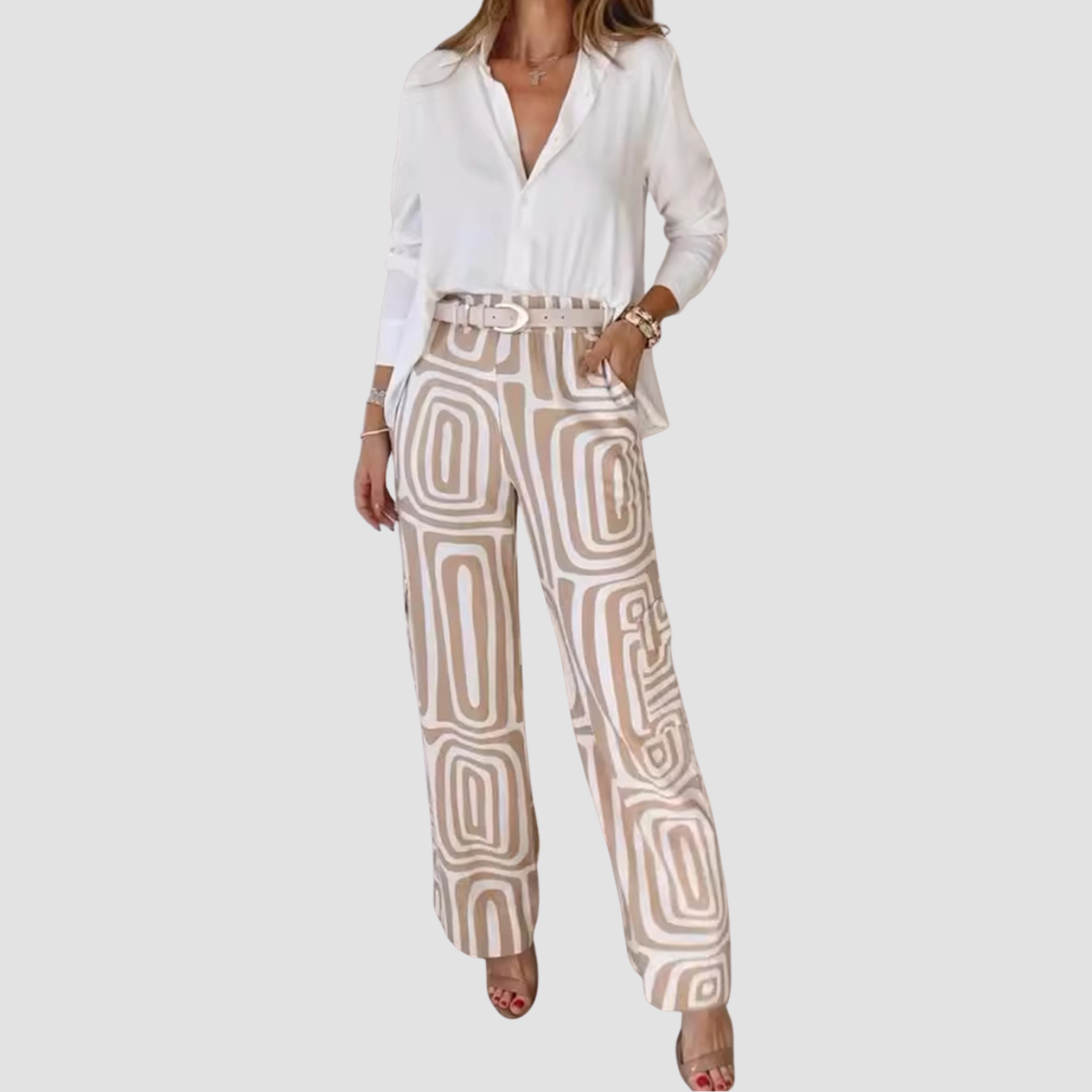 Mira | Conjunto con pantalón ancho