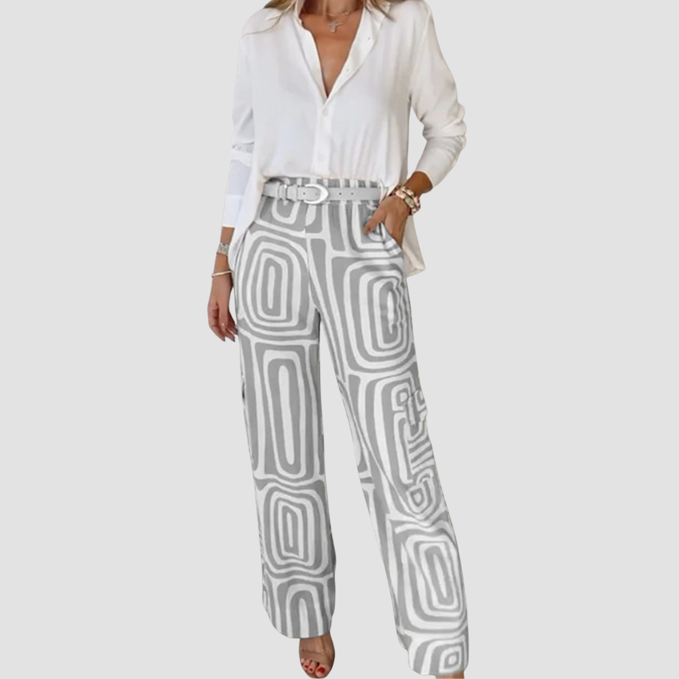 Mira | Conjunto con pantalón ancho