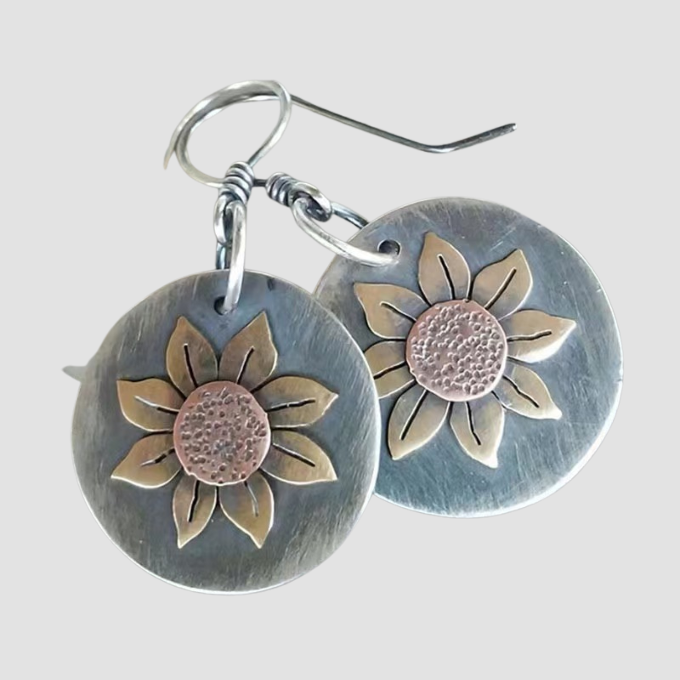 Lea | Pendientes de girasol