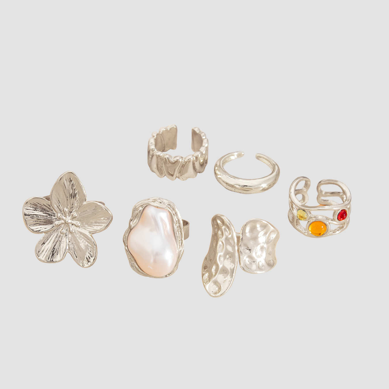 Mara | Anillo de perla barroca
