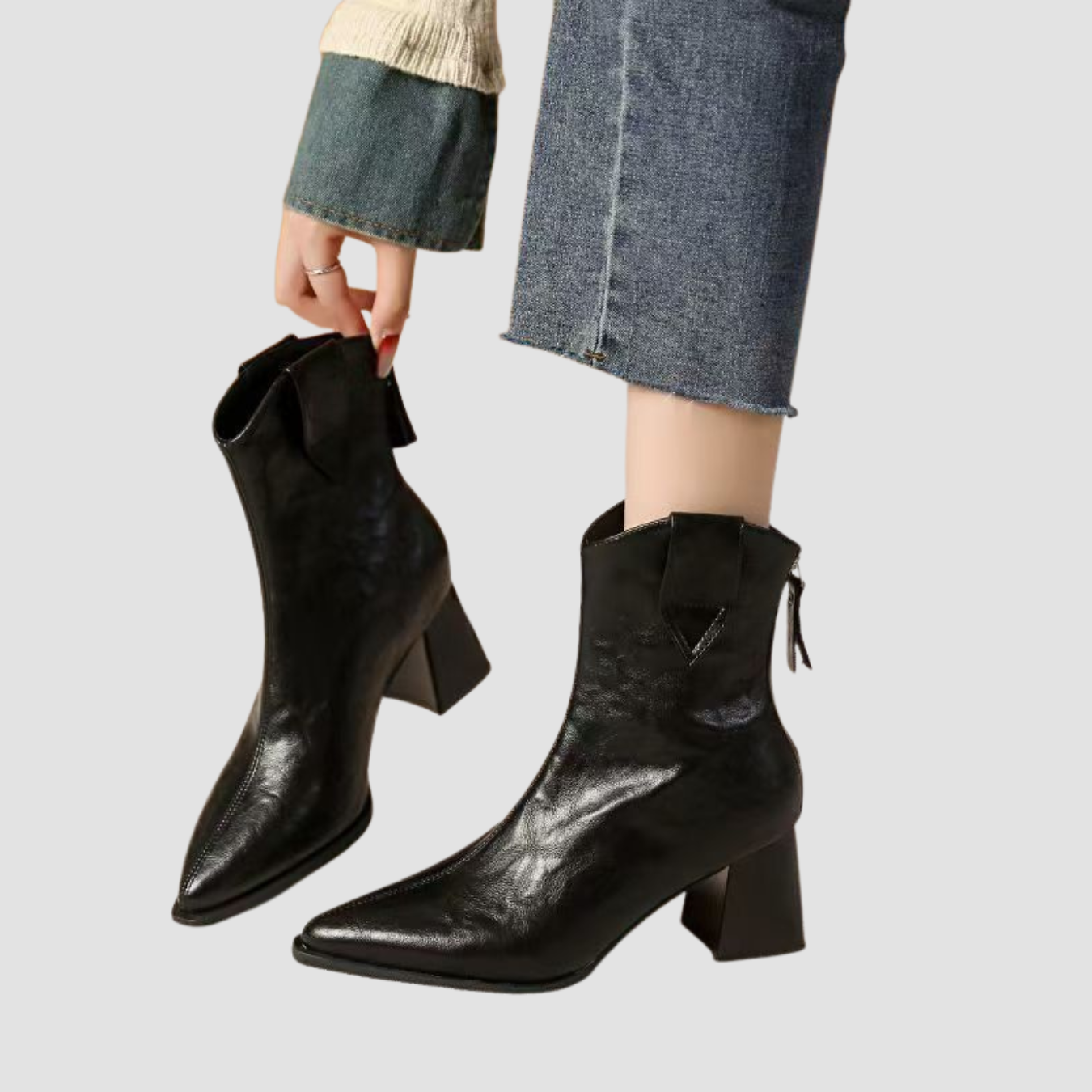 Kaia | Botas retro de punta