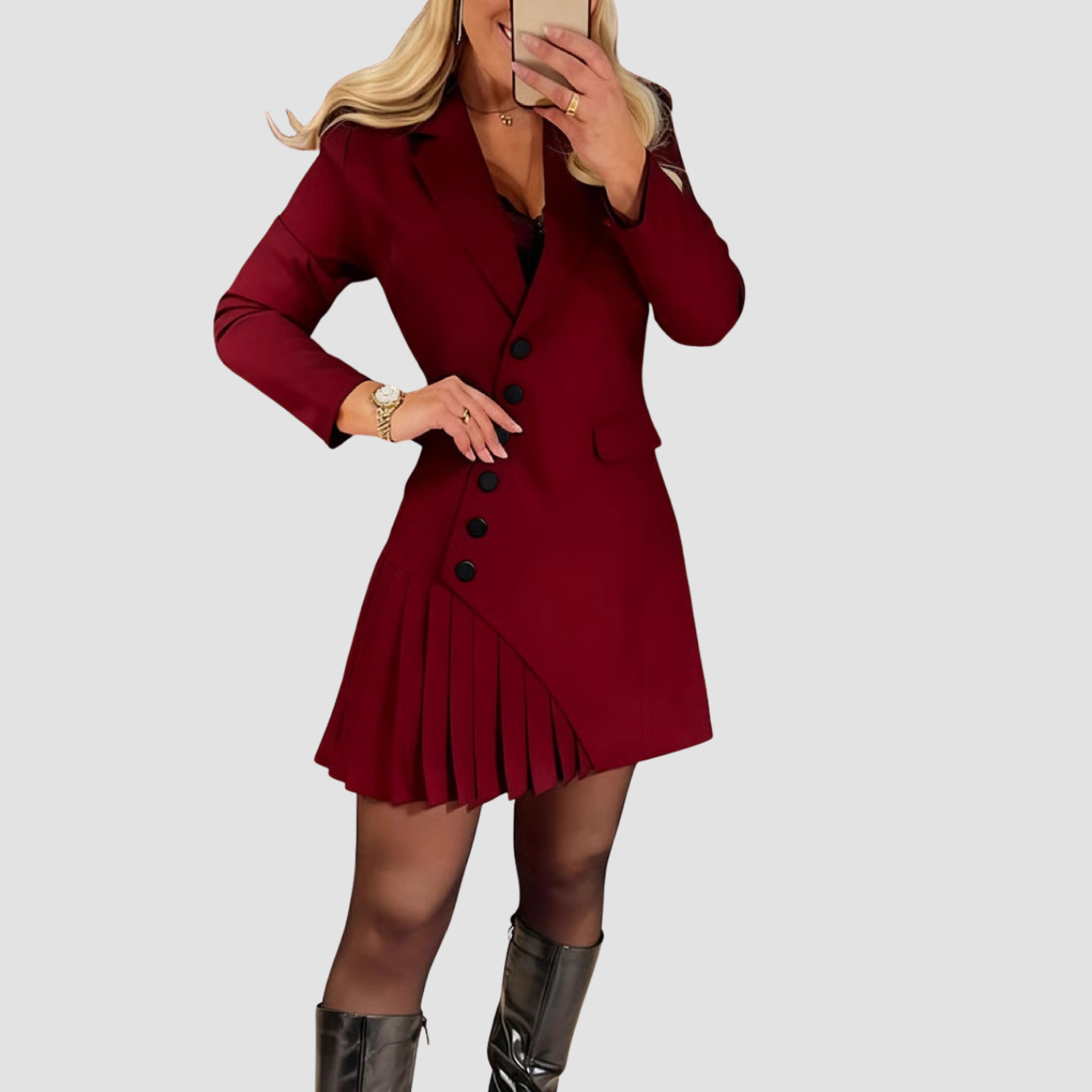 Siera | Vestido de traje elegante