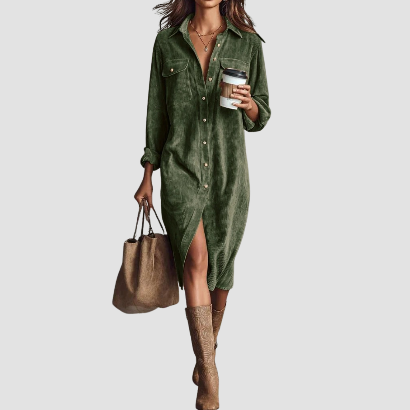 Novea | Vestido casual con botones