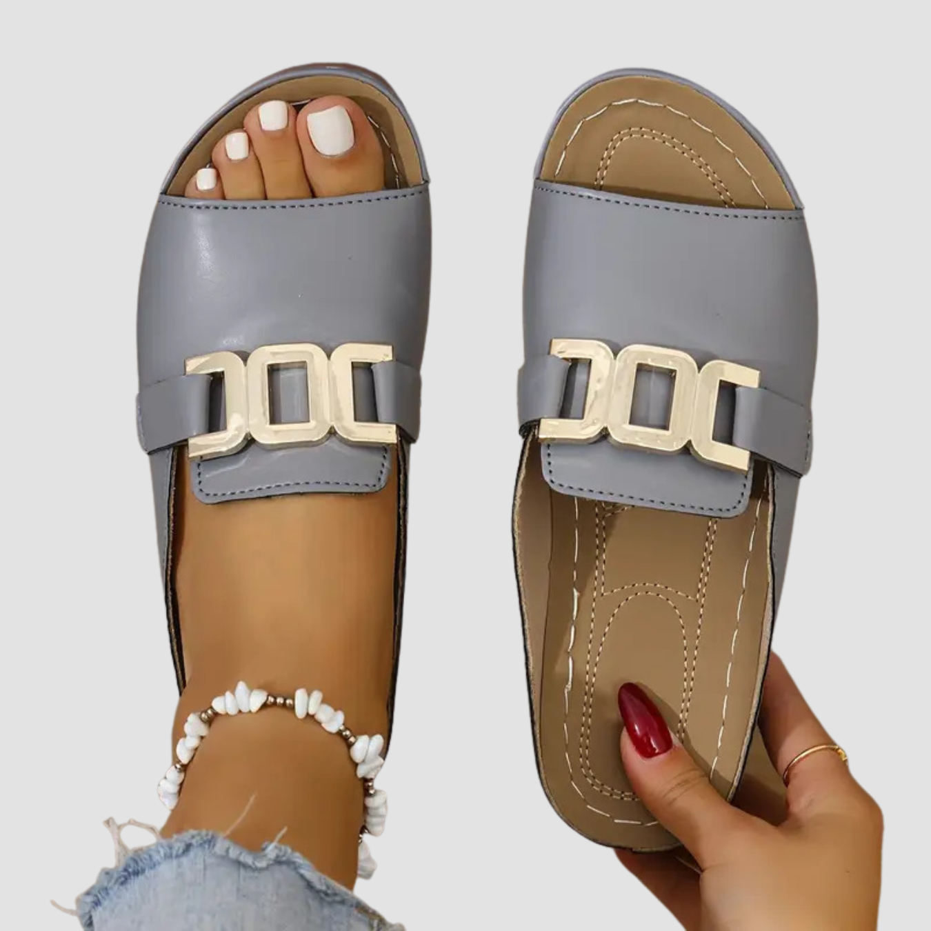 Rhea | Sandalias de punta abierta