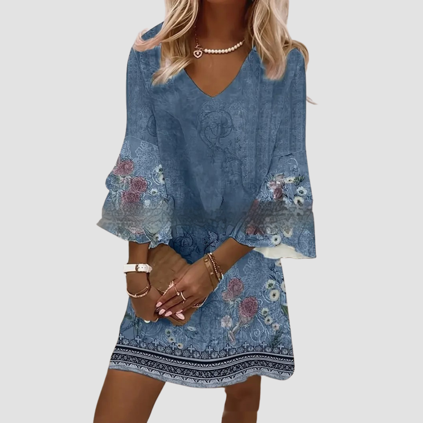 Siera | Vestido de tres capas