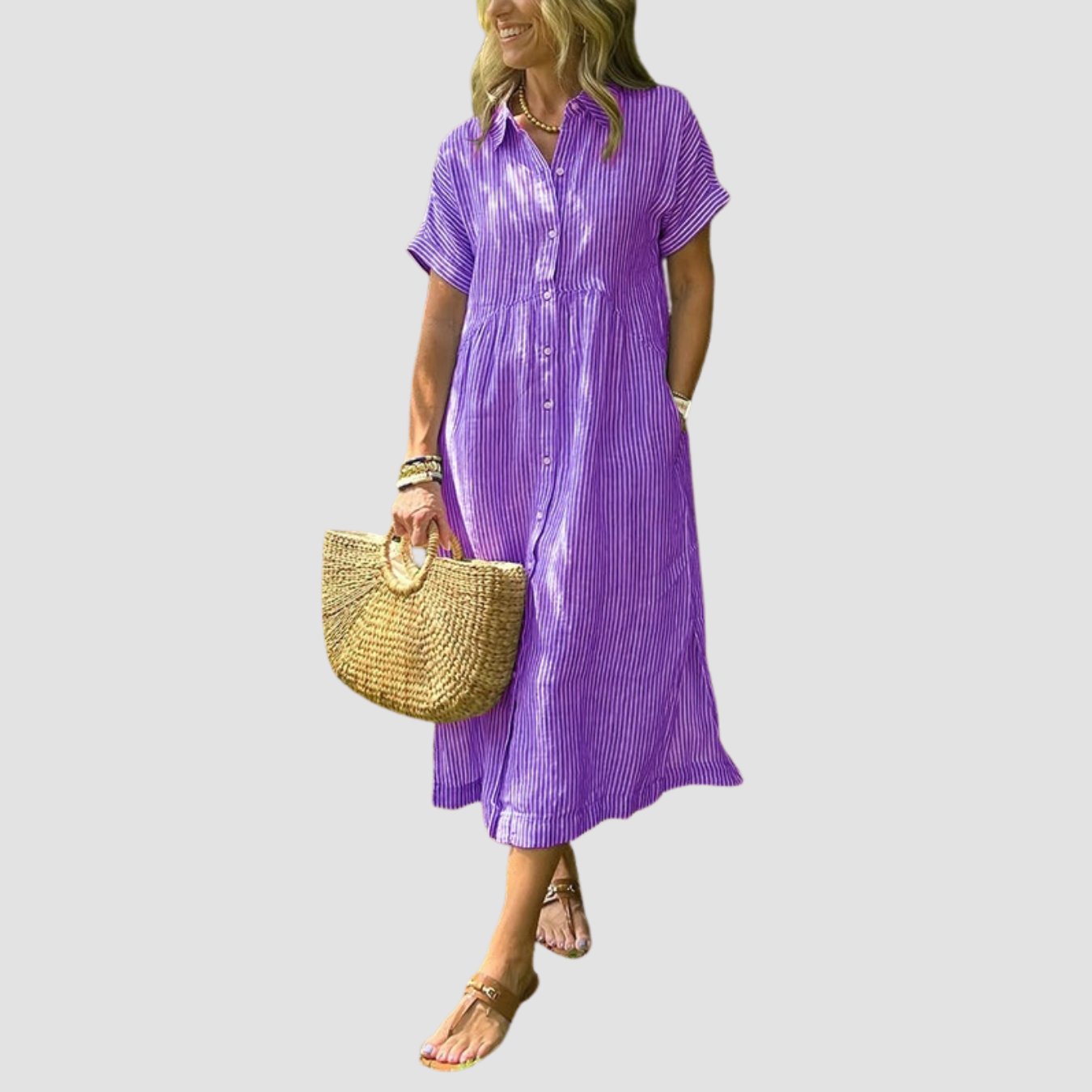 Siera | Vestido de rayas