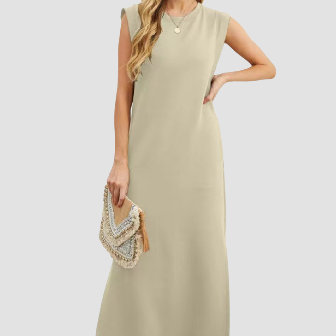 Siena | Vestido con abertura y bolsillos