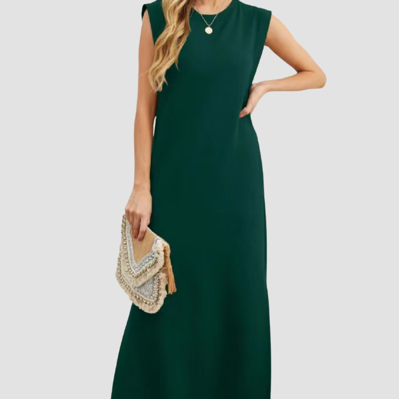Siena | Vestido con abertura y bolsillos