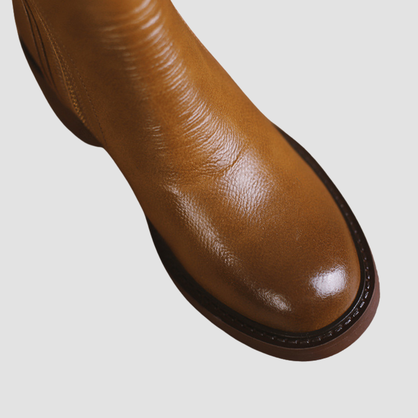 Kaia | Botines marrones de tacón grueso