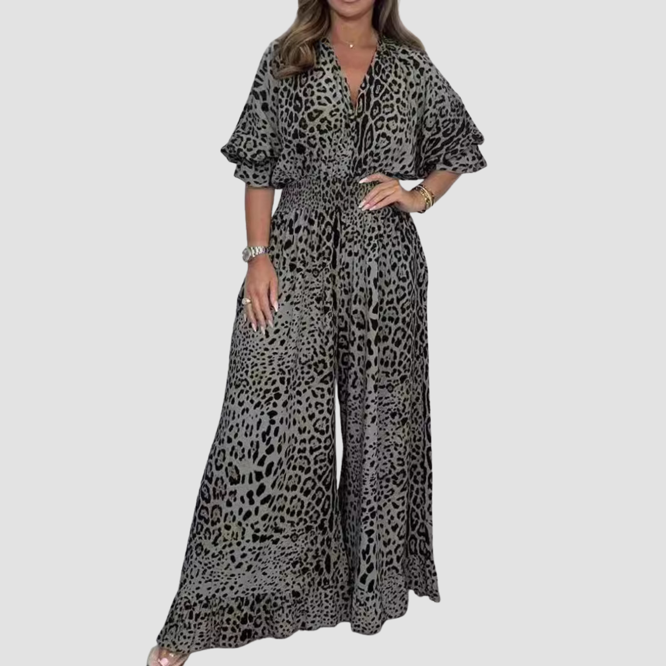 Novea | Mono casual de leopardo