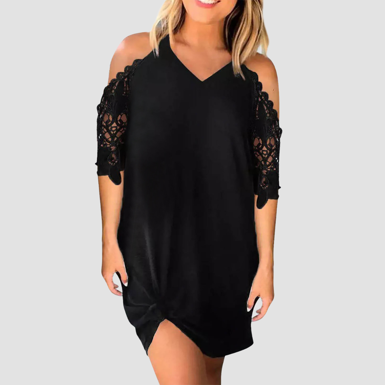 Amora | Vestido de encaje con escote en V
