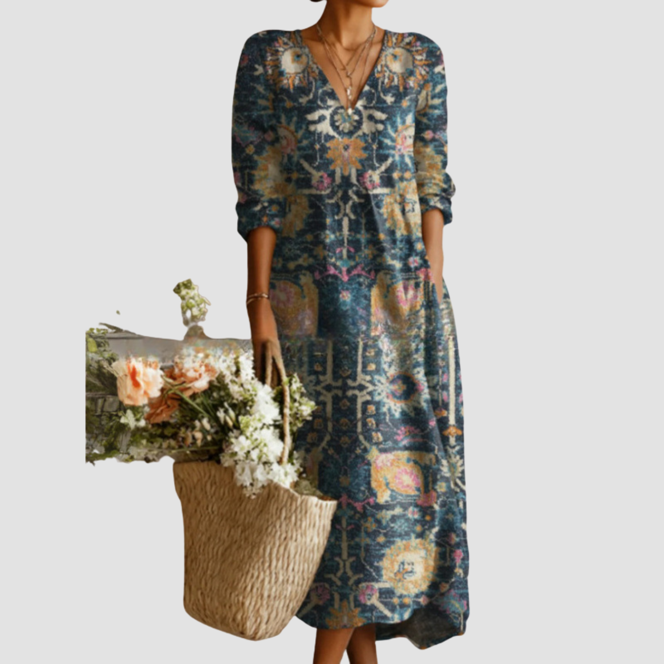 Novea | Vestido de arte retro