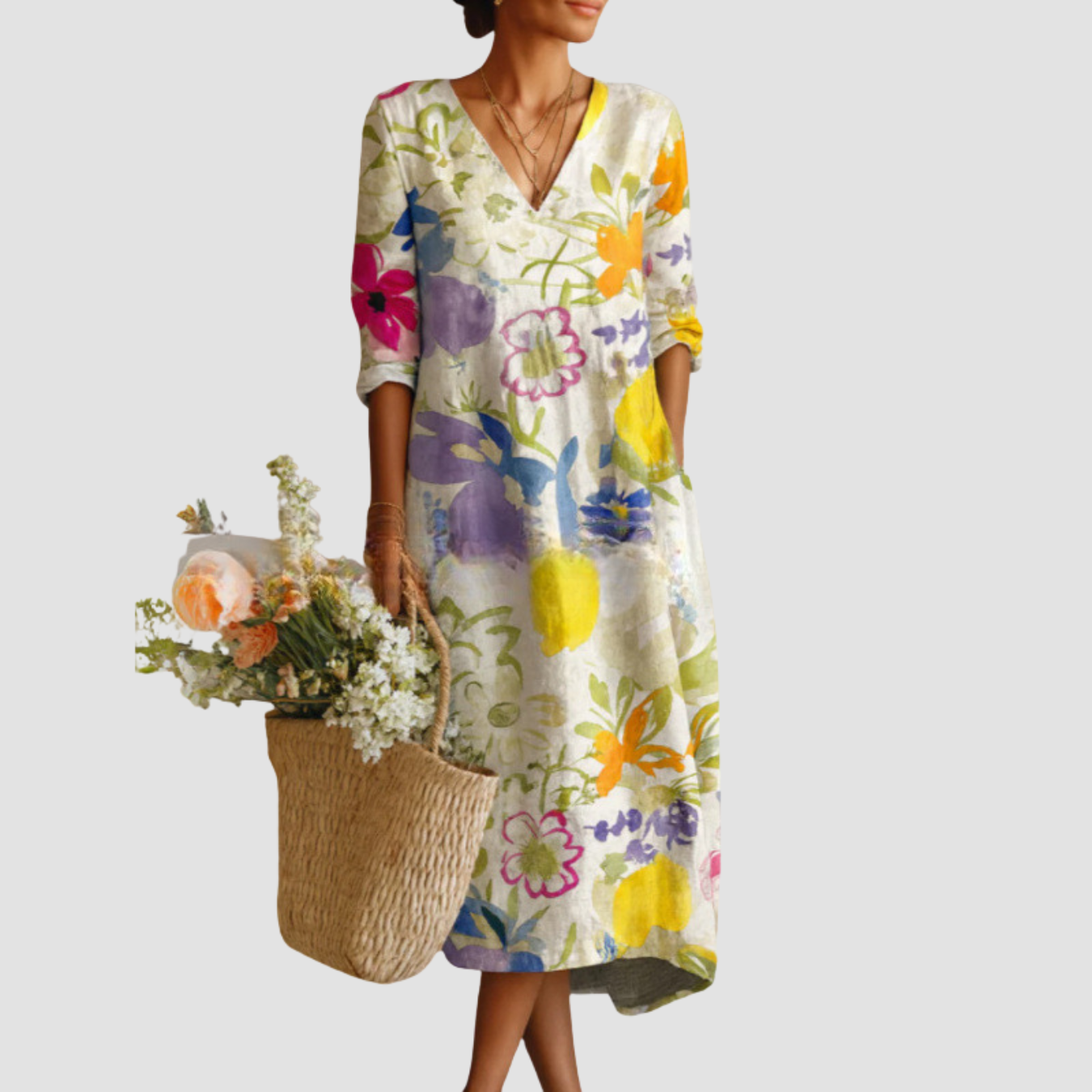 Novea | Vestido de arte retro