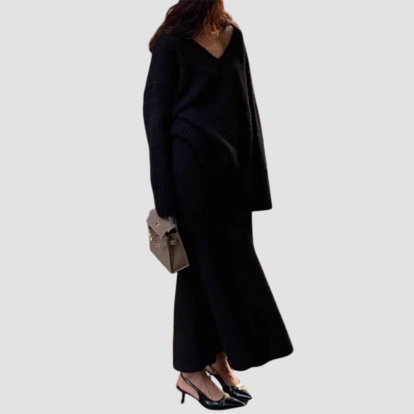 Nira | Traje de suéter holgado