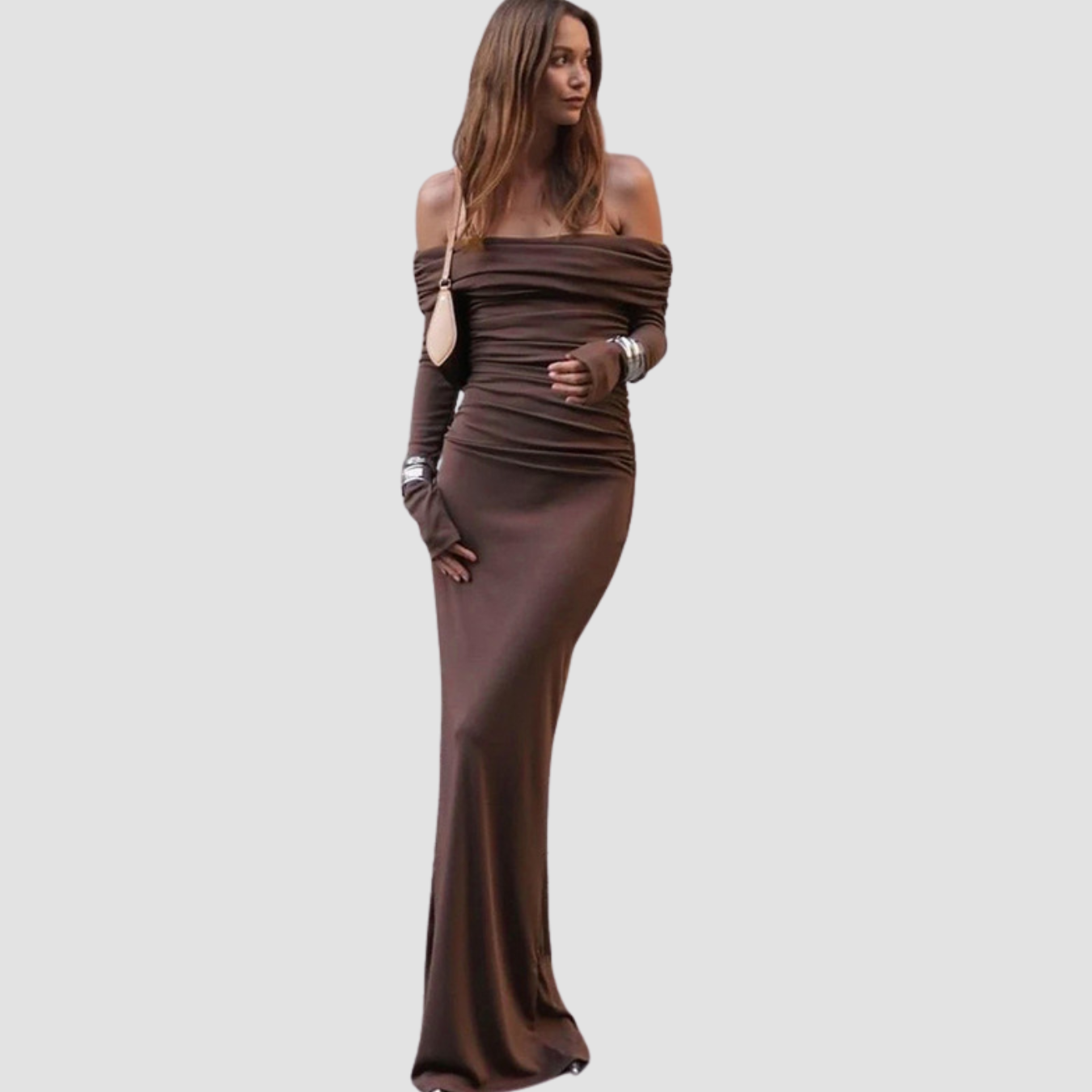 Novea | Vestido ajustado de manga larga