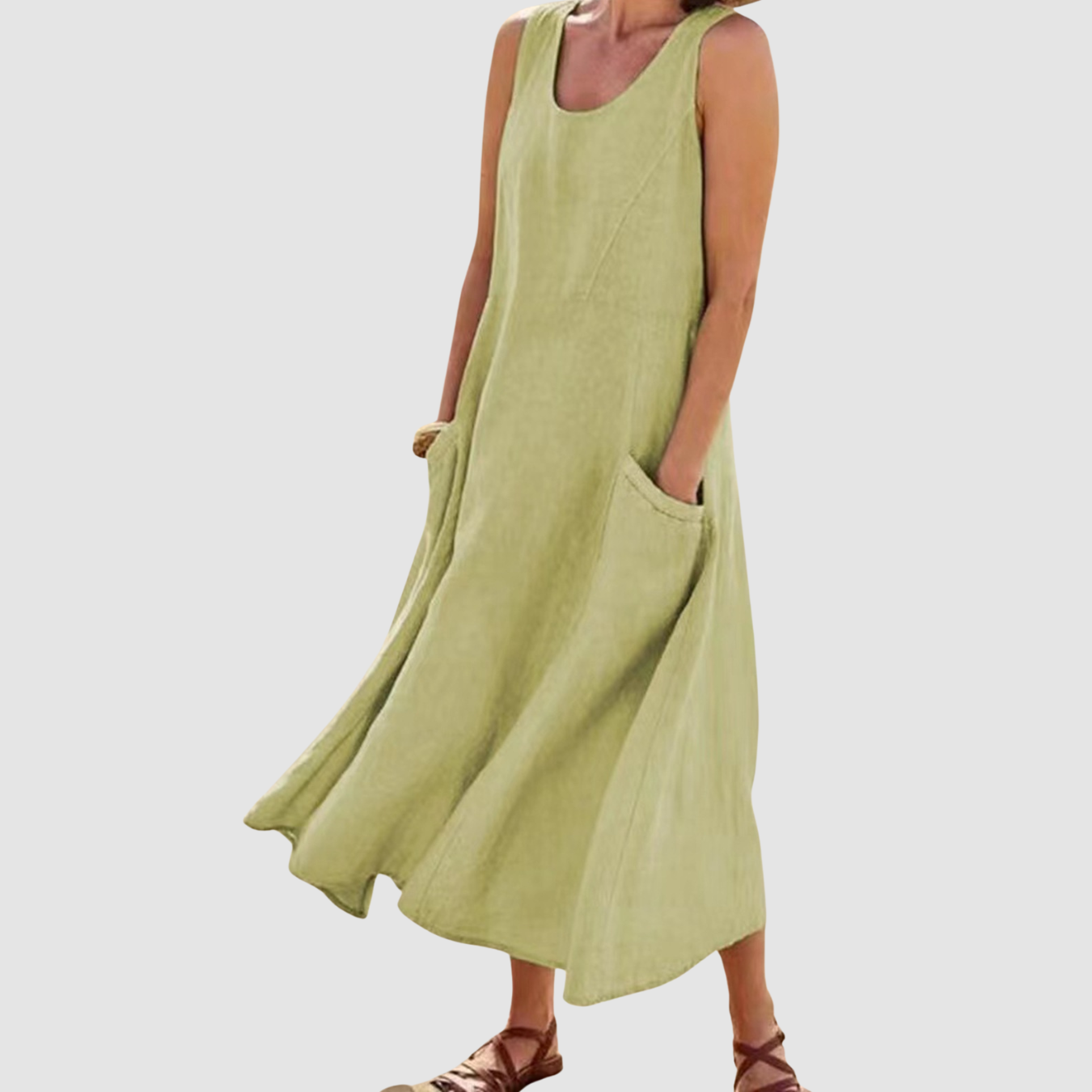 Novea | Vestido largo de verano sin mangas