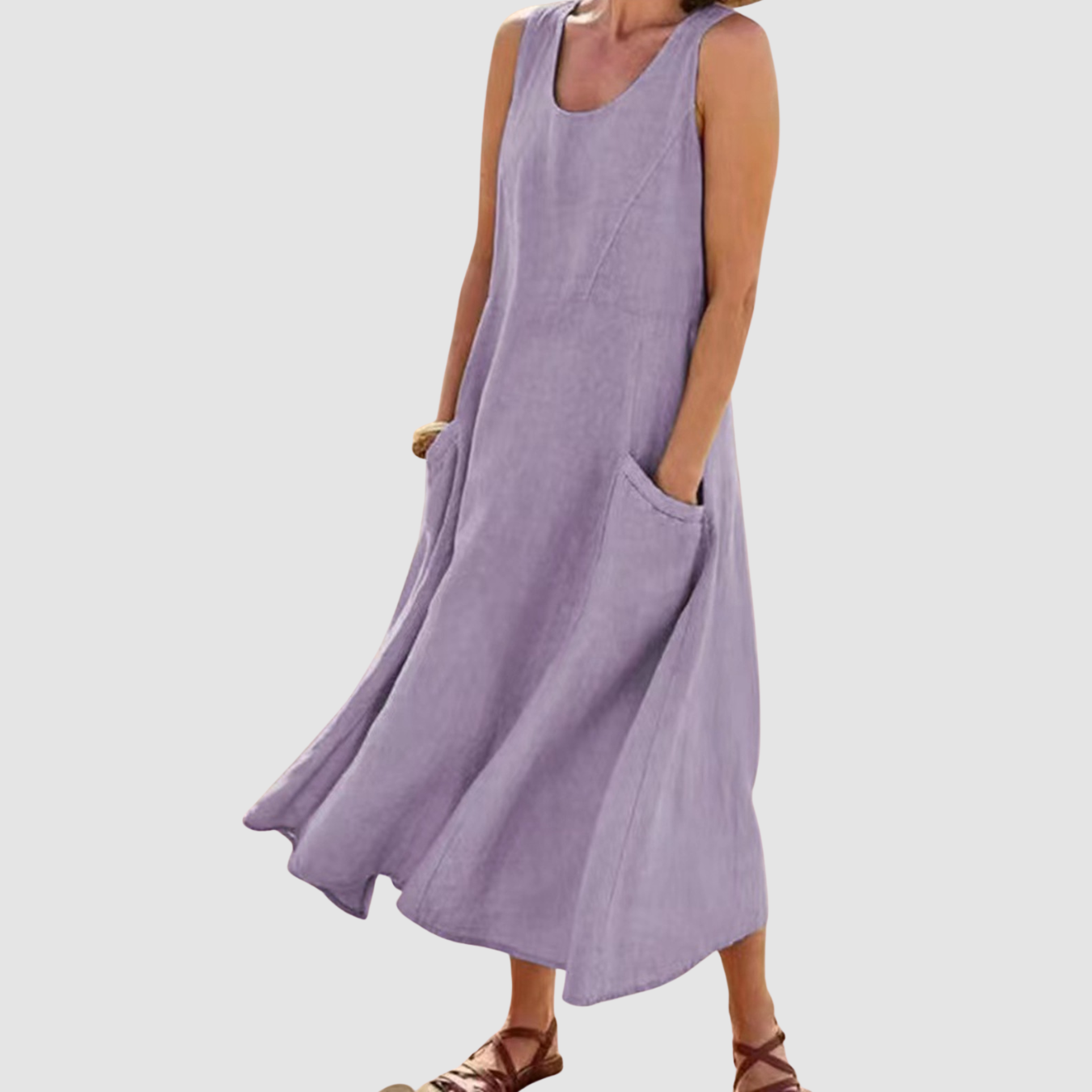 Novea | Vestido largo de verano sin mangas