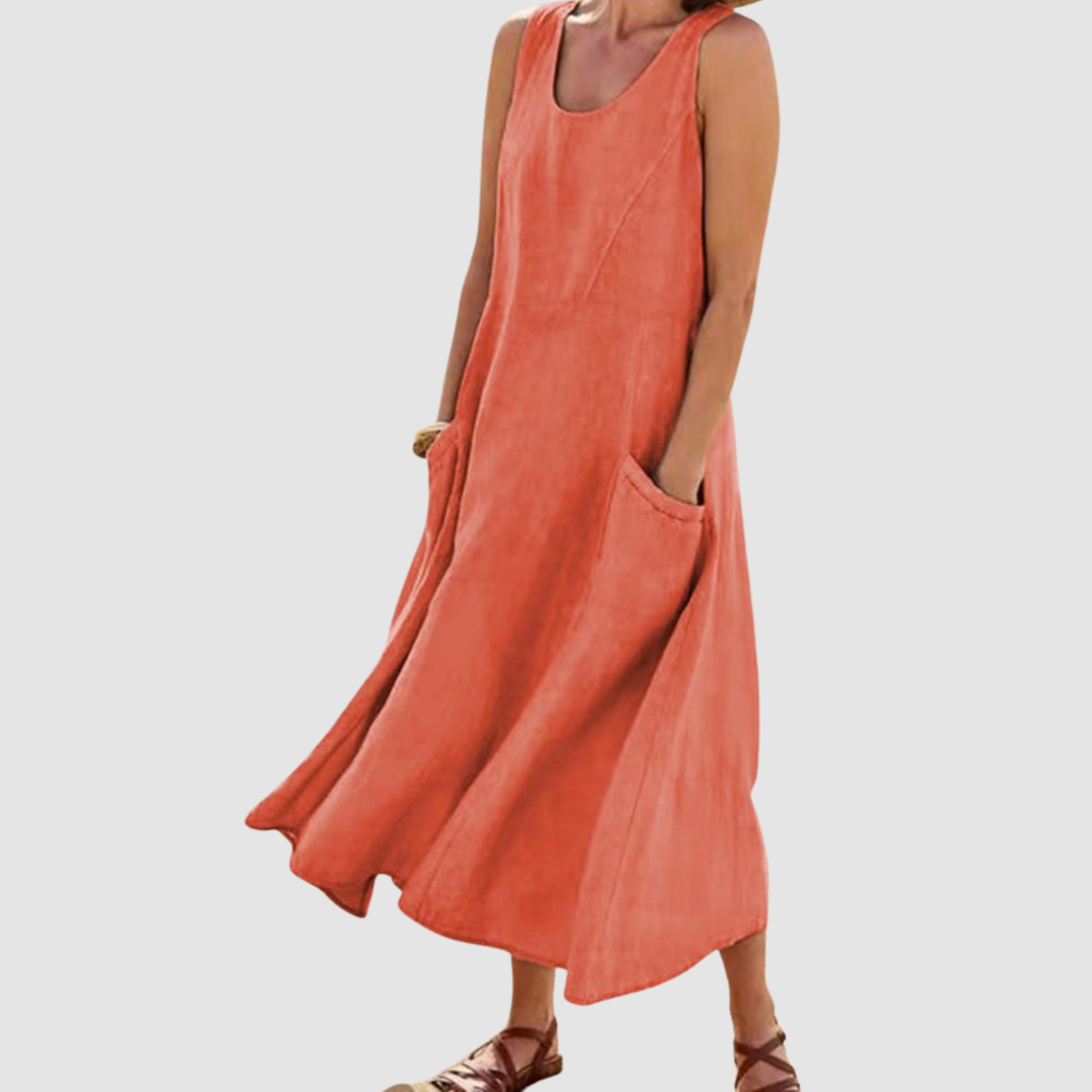Novea | Vestido largo de verano sin mangas